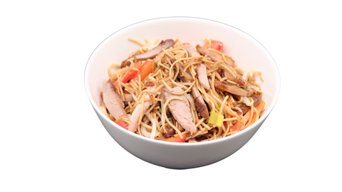 135 Nouilles sautées au canard 鸭丝炒面