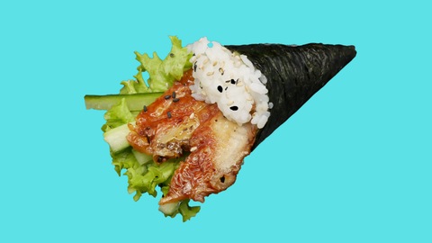 57 Temaki anguille concombre